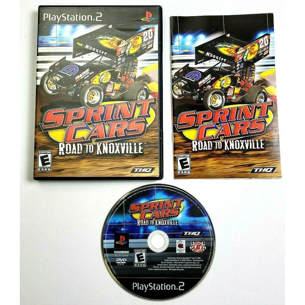 SPRINT CARS: ROAD TO KNOXVILLE - PLAYSTATION 2 - COMPLETE!‎